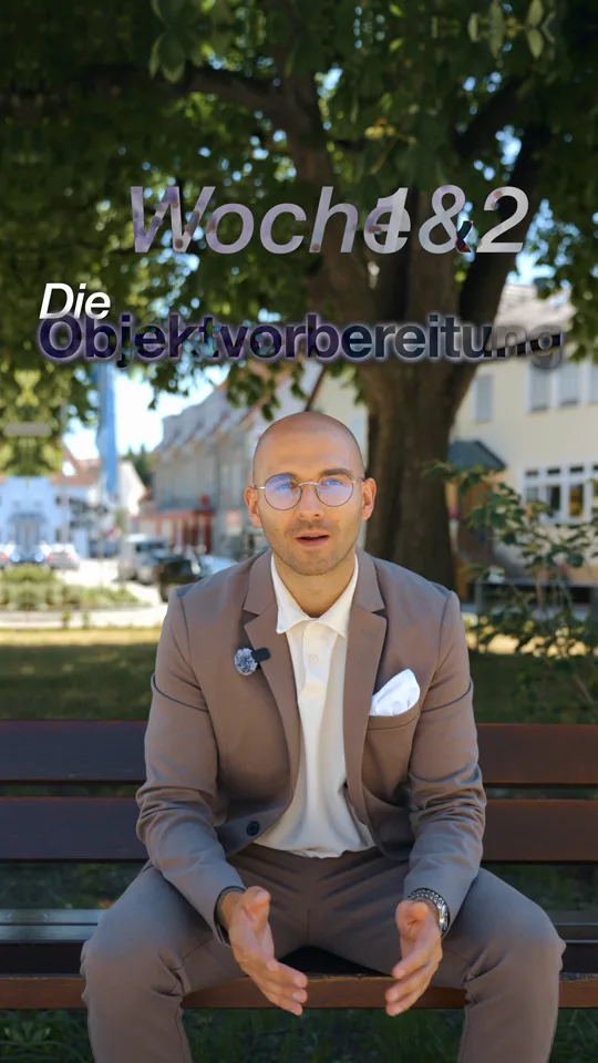 Reel: Verkaufs-Zeitplan (Makler-Reel, Social Media)