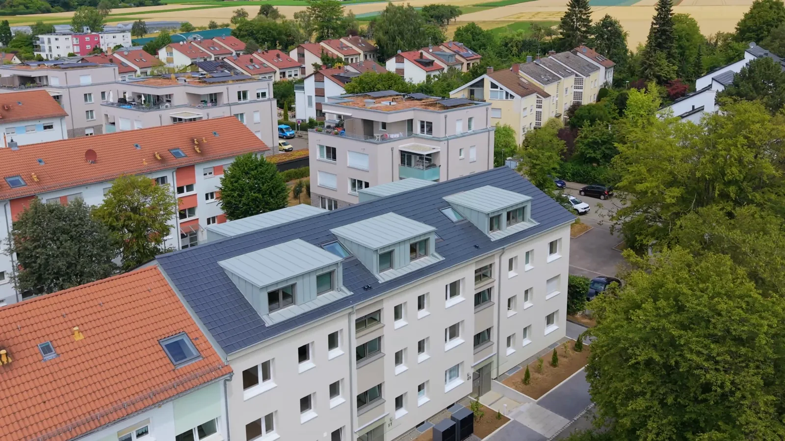 FPV-Referenz: Mehrfamilienhaus Stuttgart (Immobilie, LC Gruppe)
